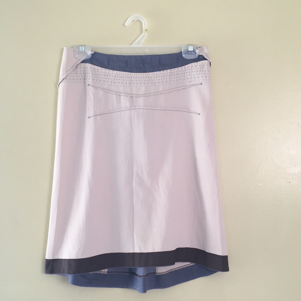 Miu Miu  beige and blue skirt